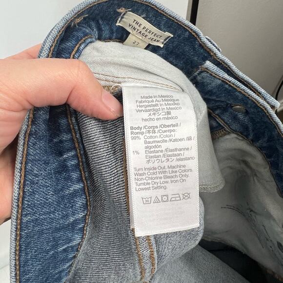 Madewell The Perfect Vintage Jeans in Kepler Wash CUT - Picture 8 of 9